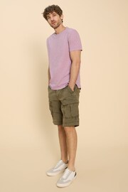 White Stuff Purple Abersoch Short Sleeve T-Shirt - Image 3 of 6