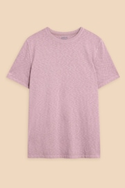 White Stuff Purple Abersoch Short Sleeve T-Shirt - Image 5 of 6