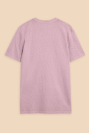 White Stuff Purple Abersoch Short Sleeve T-Shirt - Image 6 of 6