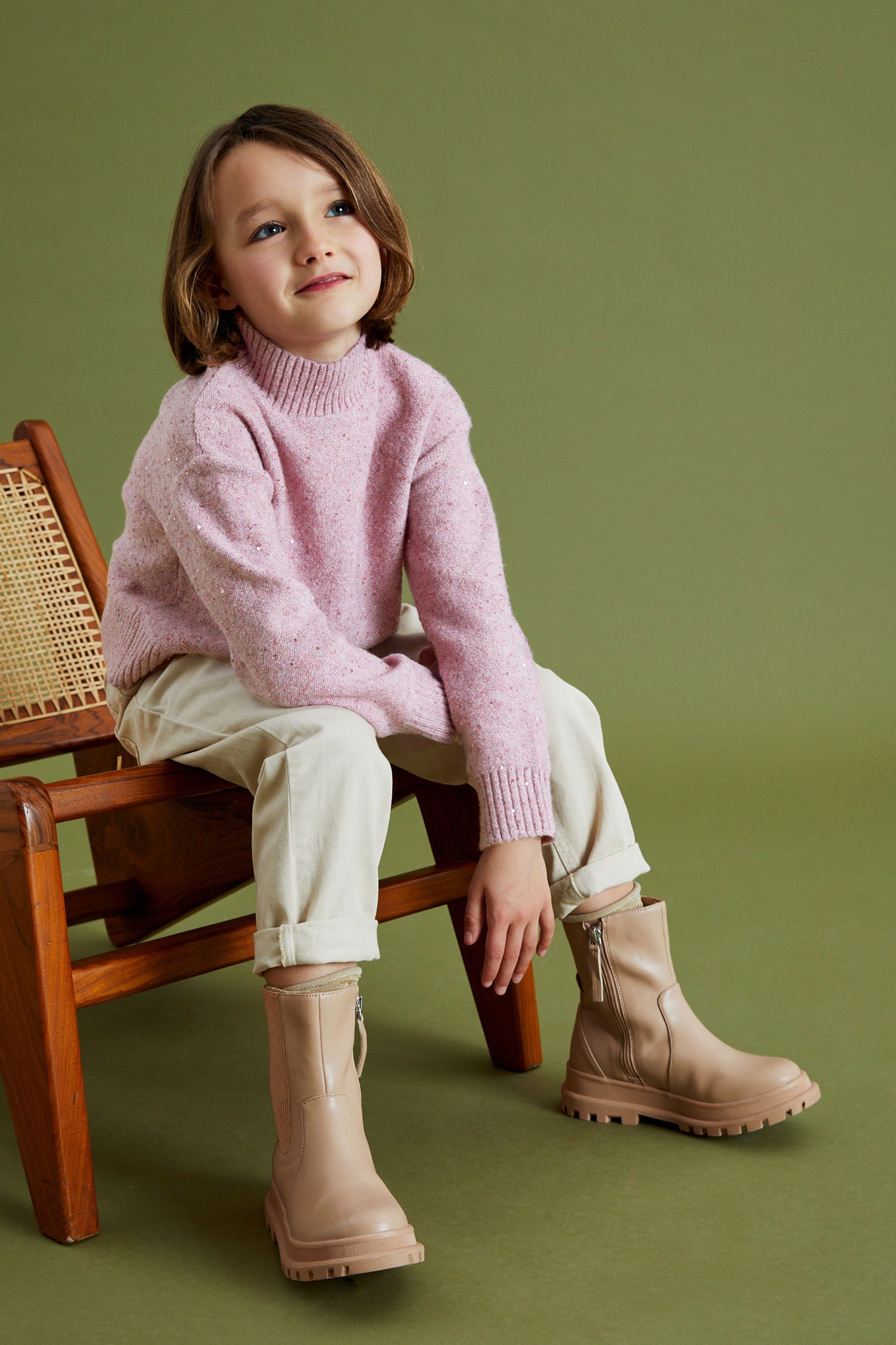 Buy Pink Sequin Jumper 3 16yrs from Next Luxembourg