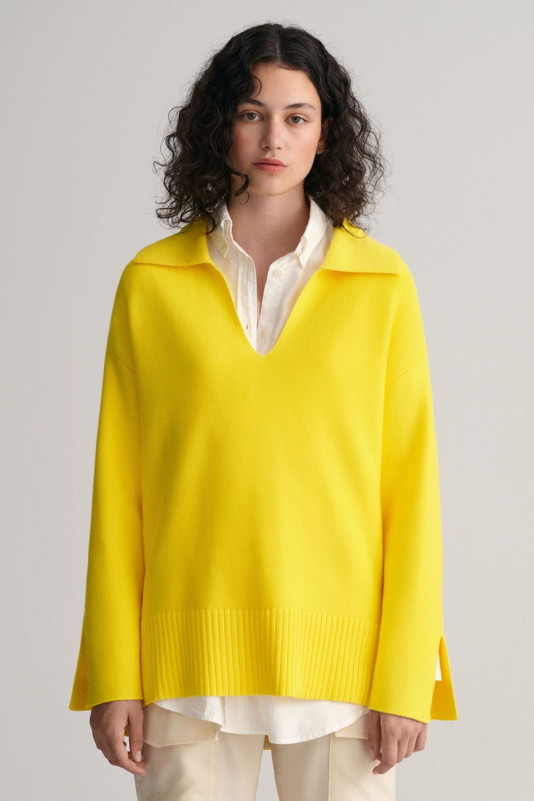 Gant yellow sweater shop