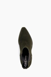 Dune London Green Prea High Western Chelsea Boots - Image 4 of 5