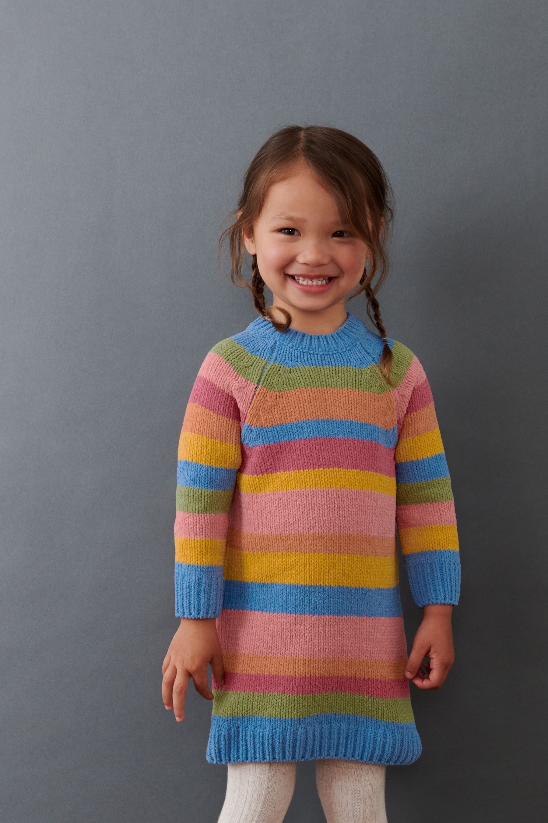 Buy Bright Rainbow Chenille Jumper Dress 3mths 7yrs from Next Luxembourg