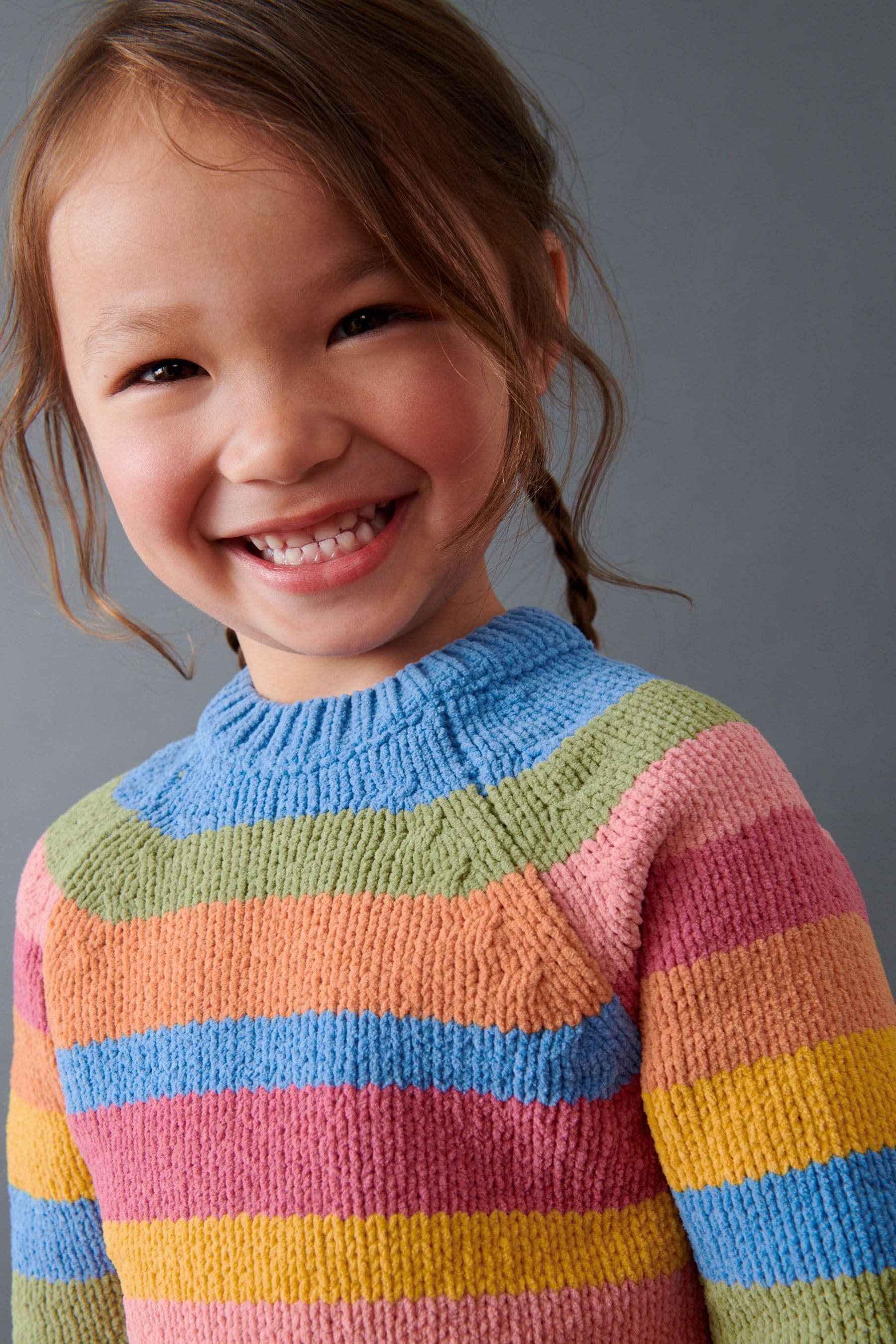Buy Bright Rainbow Chenille Jumper Dress 3mths 7yrs from Next Luxembourg