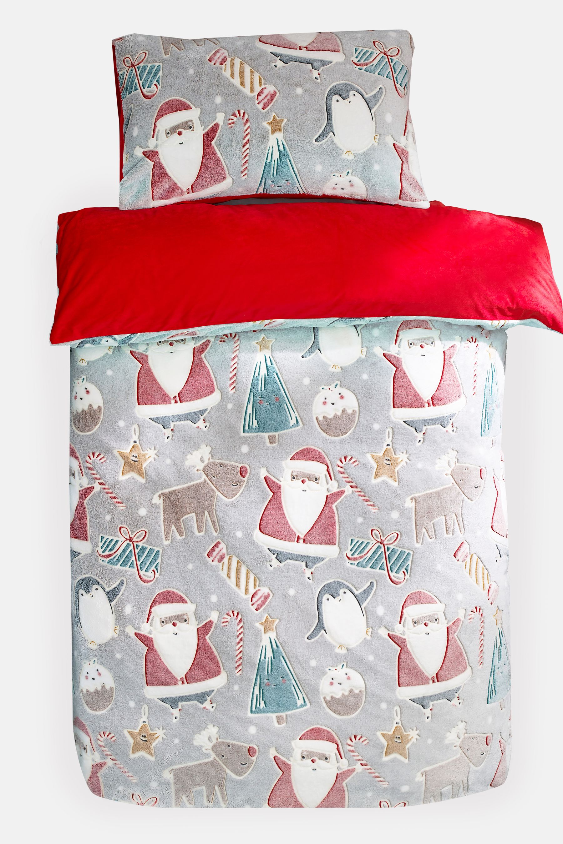 Glow in the dark fleece duvet set clearance
