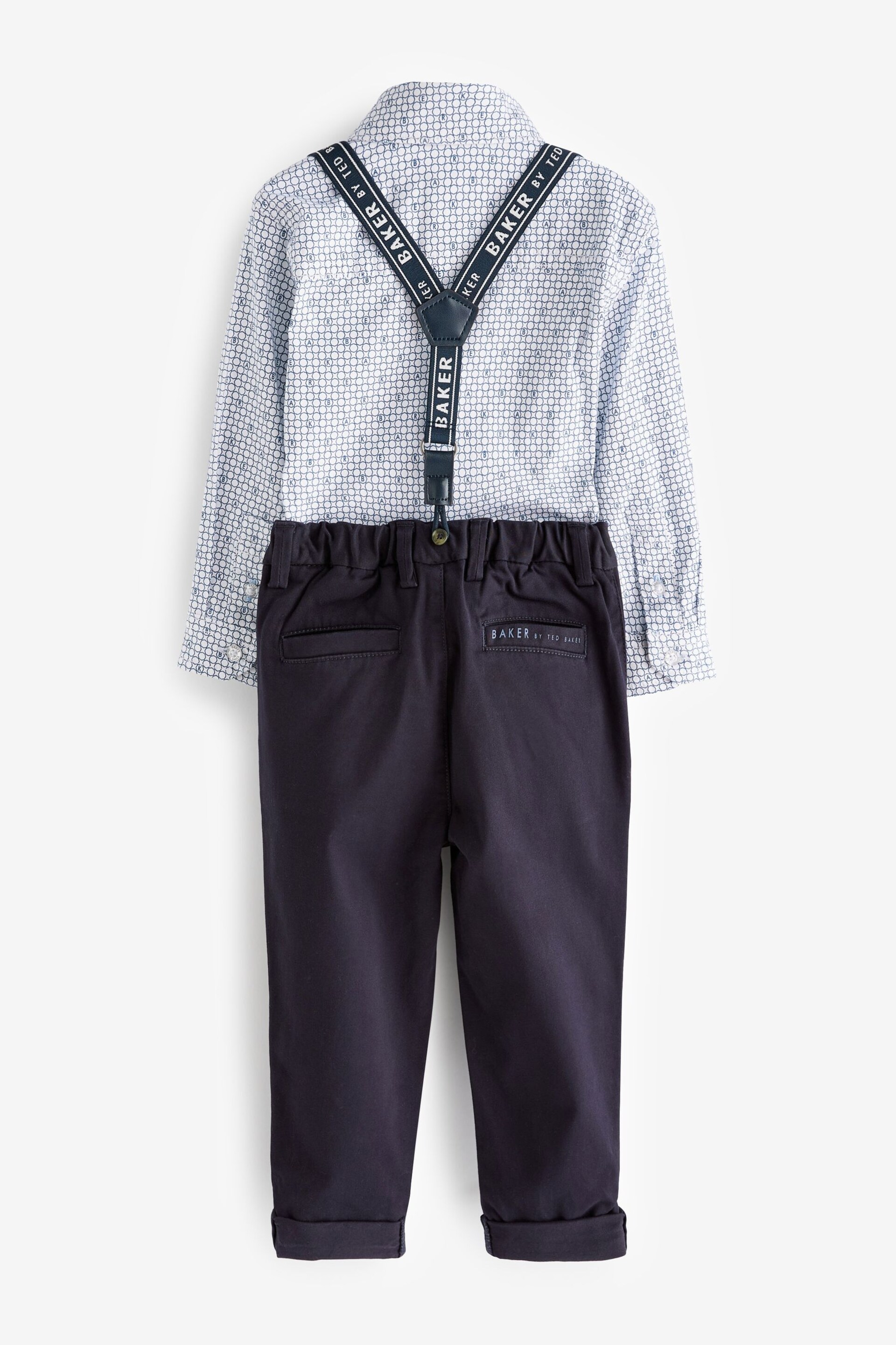 Baker by Ted Baker (3mths-6yrs) Shirt, Braces and Chino Set - Image 10 of 14