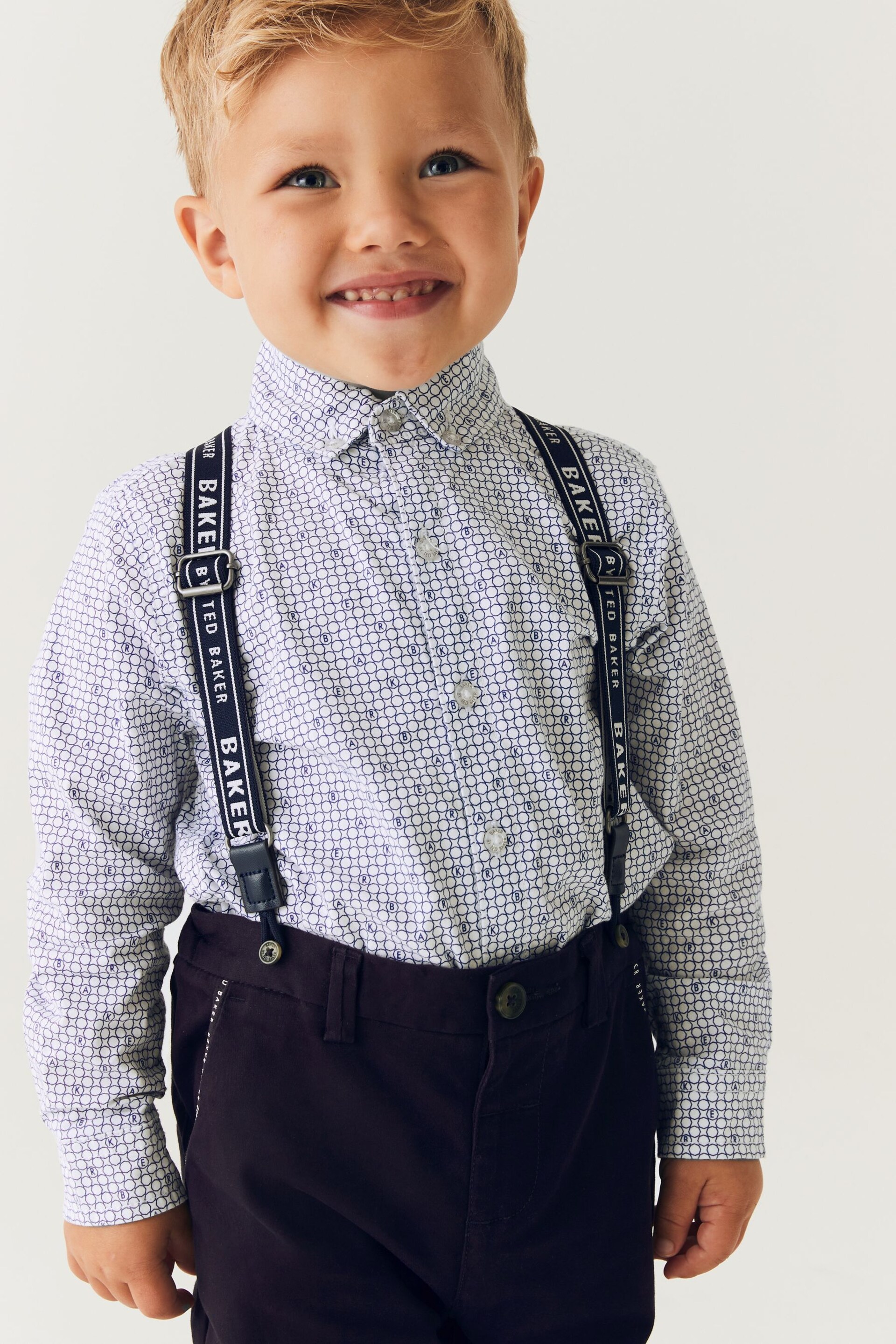 Baker by Ted Baker (3mths-6yrs) Shirt, Braces and Chino Set - Image 4 of 14