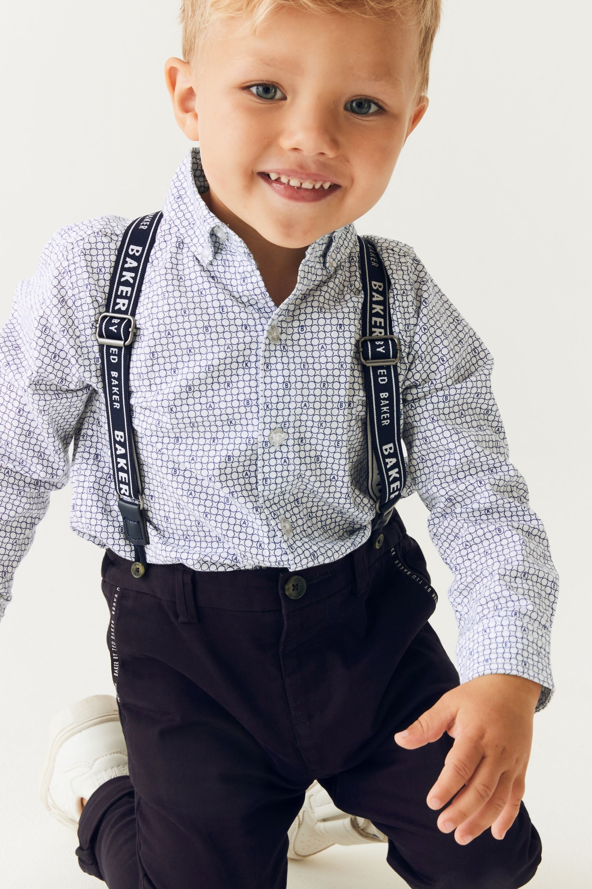 Baker by Ted Baker (3mths-6yrs) Shirt, Braces and Chino Set - Image 5 of 14