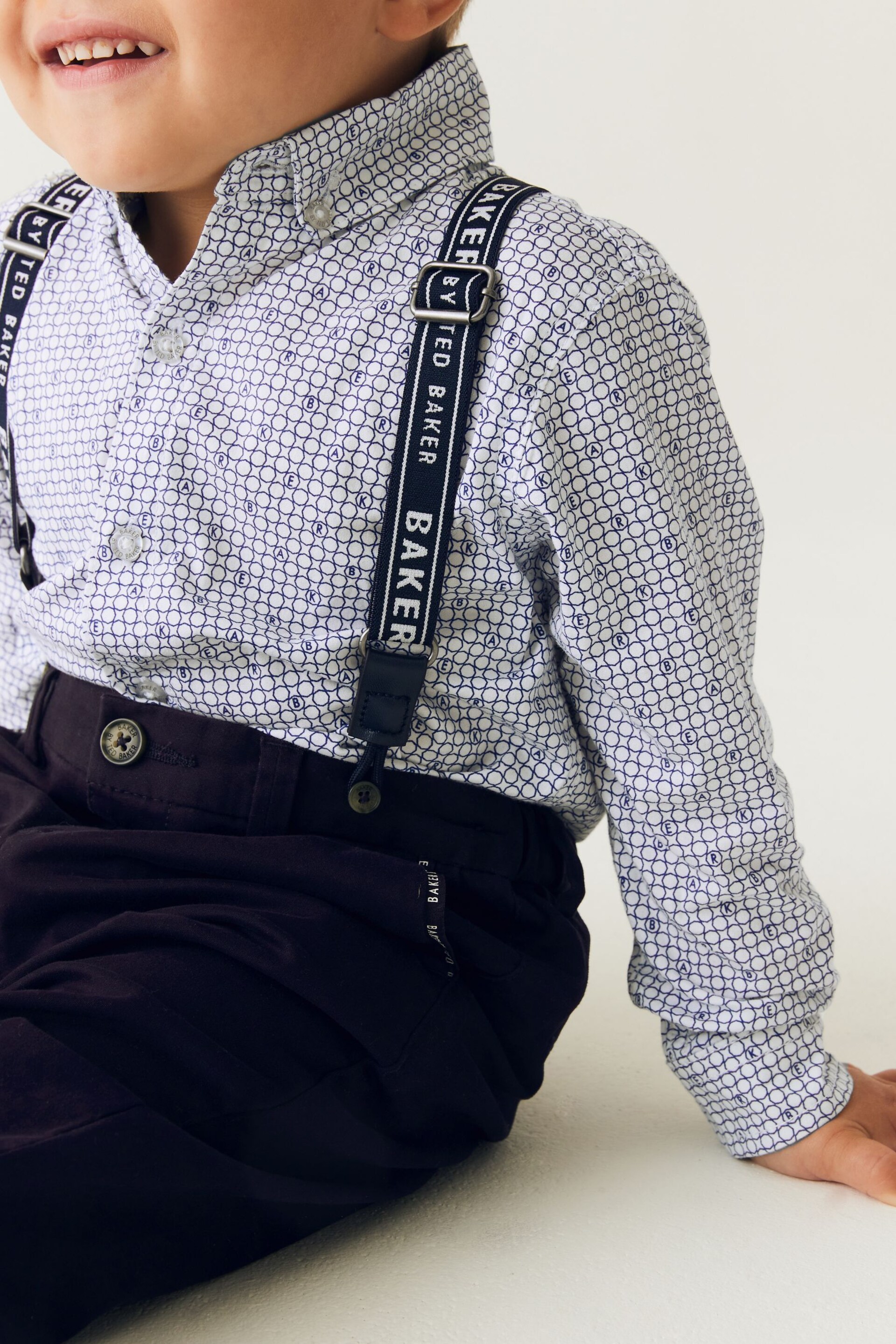 Baker by Ted Baker (3mths-6yrs) Shirt, Braces and Chino Set - Image 6 of 14