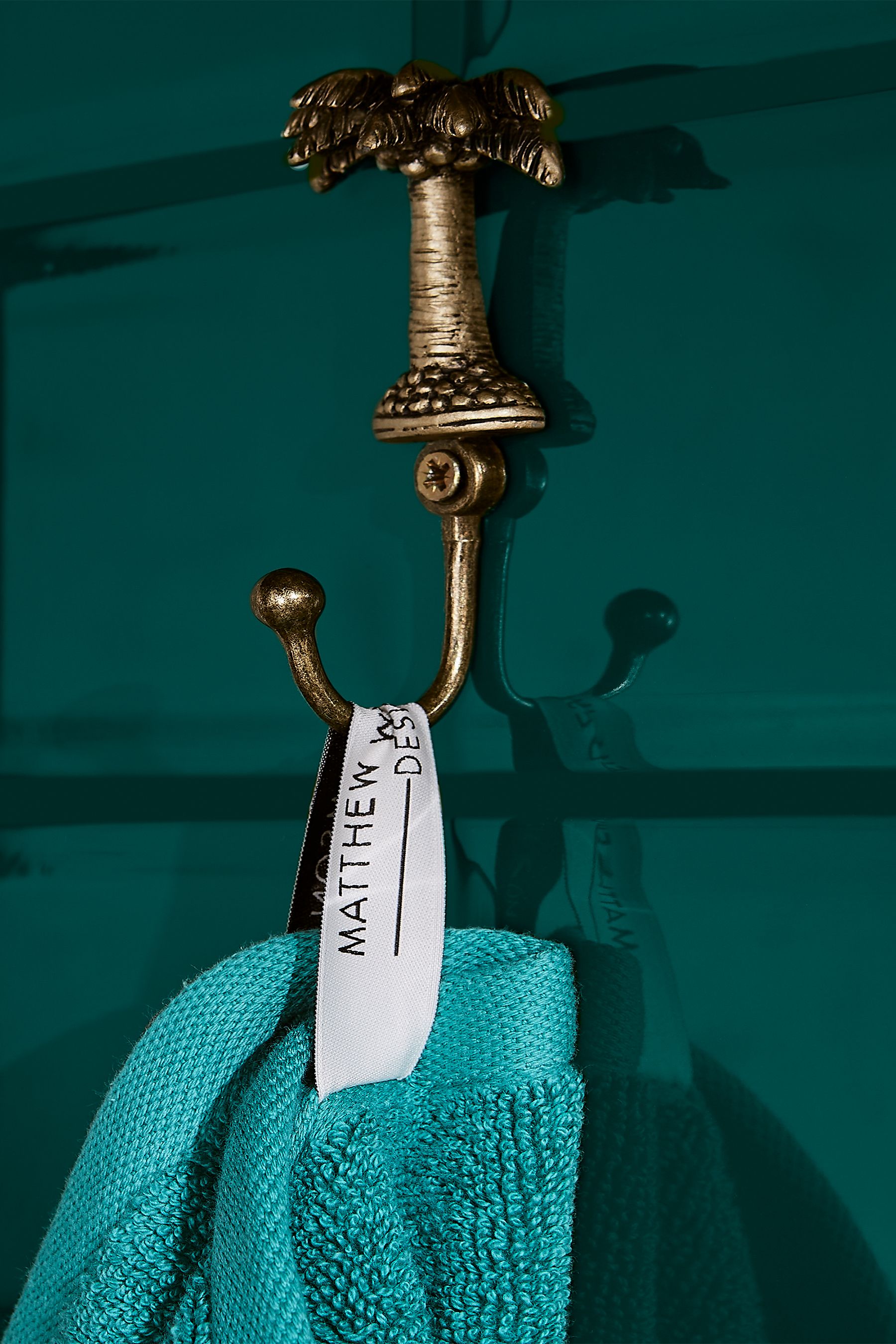 Matthew Williamson Green Luxury Soft Cotton Towel