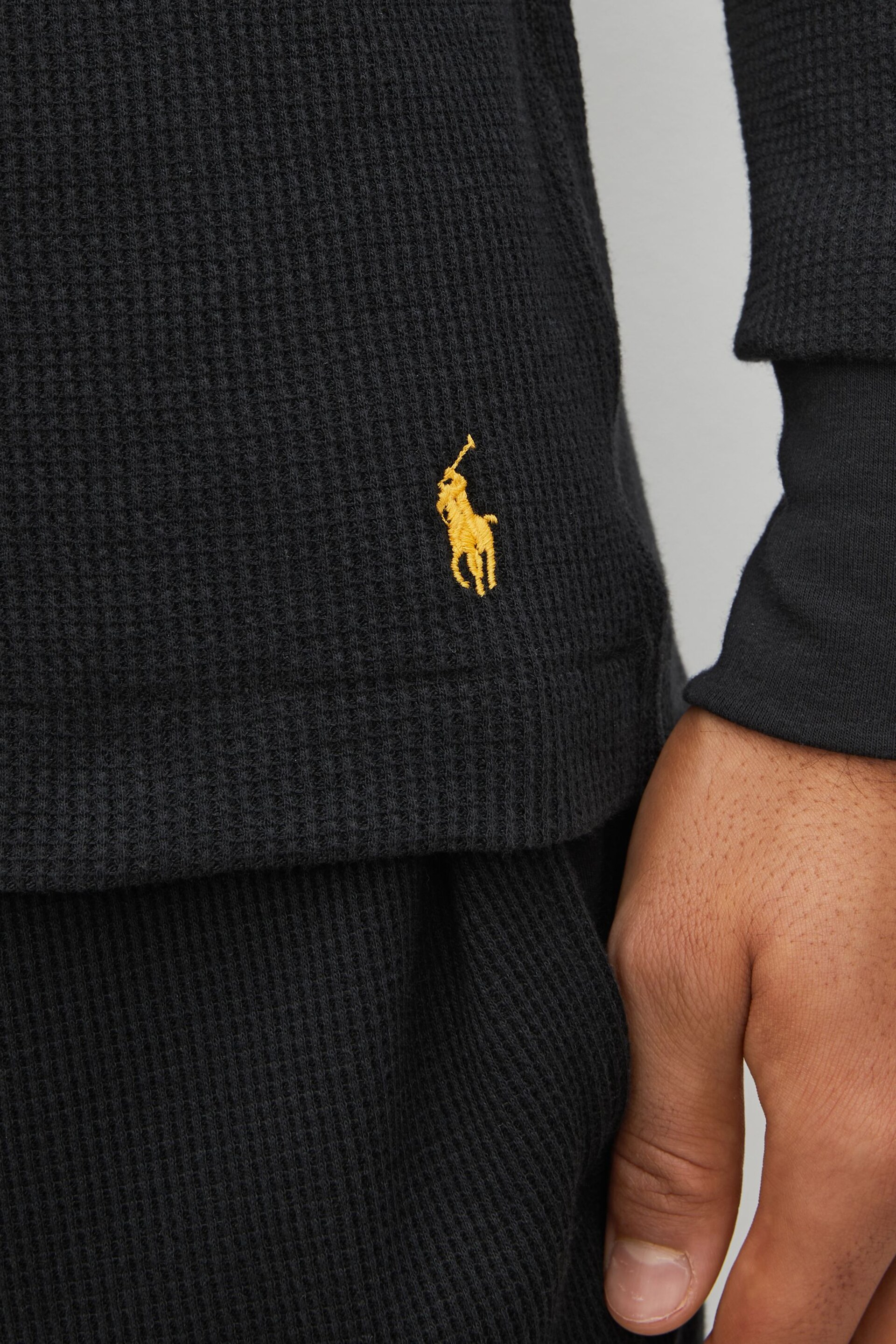 Polo Ralph Lauren Waffle Long Sleeve T-Shirt - Image 3 of 5