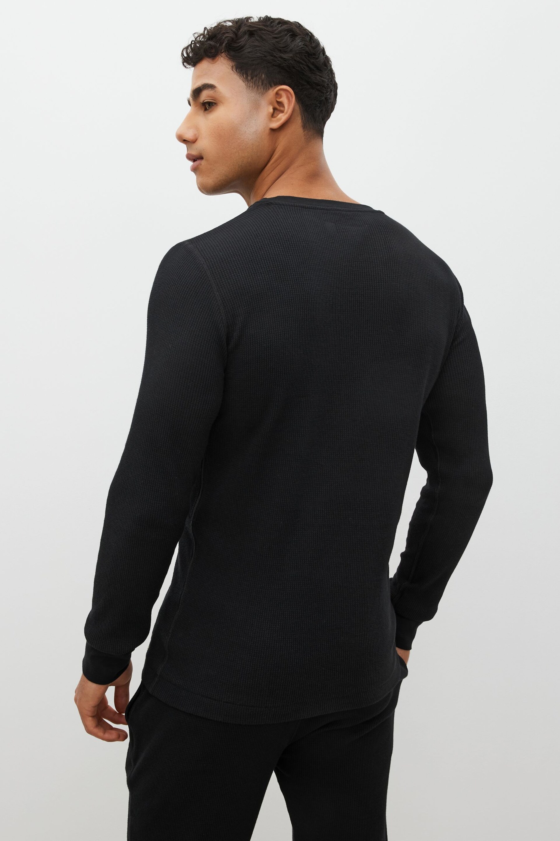 Polo Ralph Lauren Waffle Long Sleeve T-Shirt - Image 4 of 5