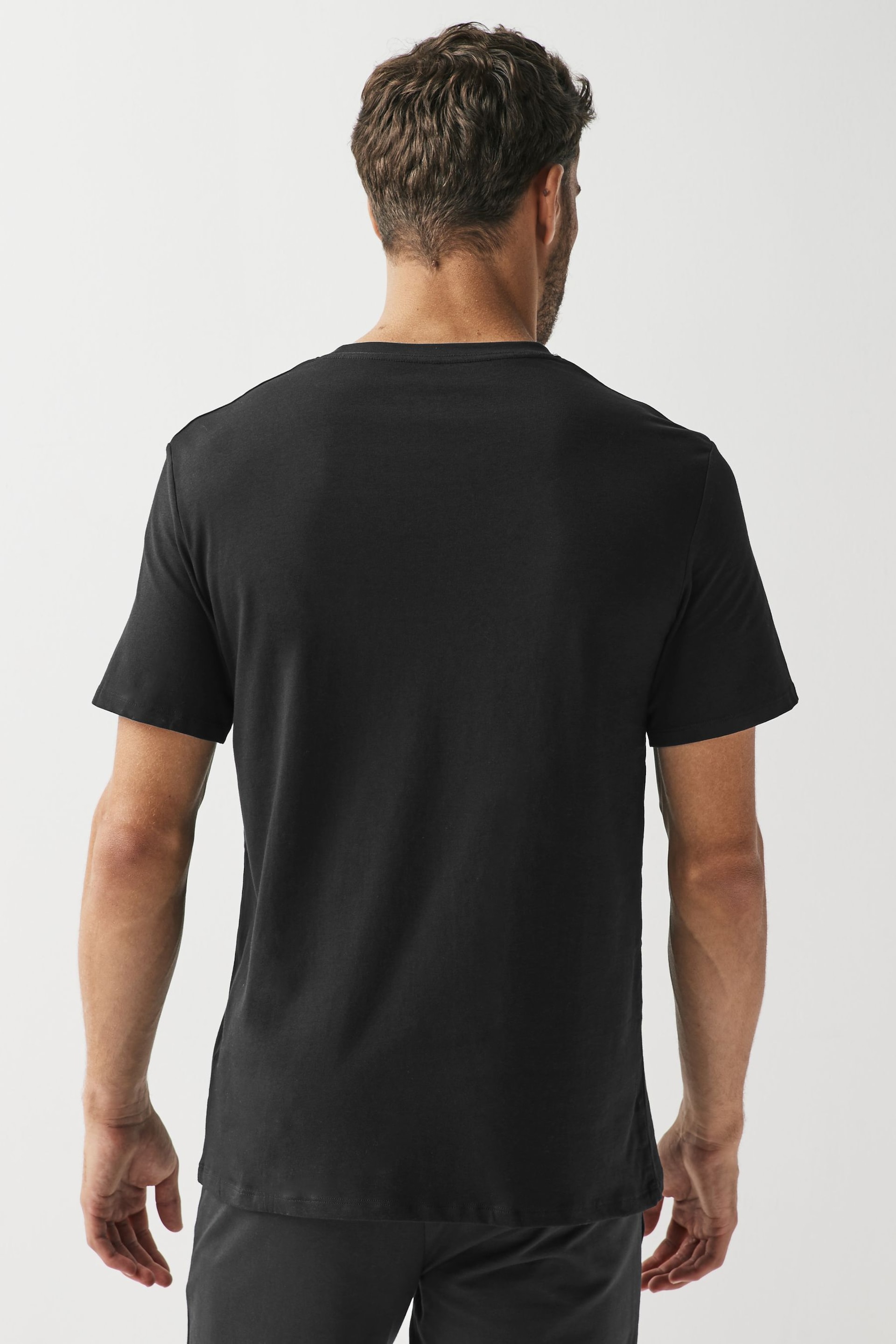 Ted Baker Black Crew Neck T-Shirt 3 Pack - Image 2 of 6