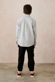 Grey Twill Overshirt (3-16yrs) - Image 3 of 8