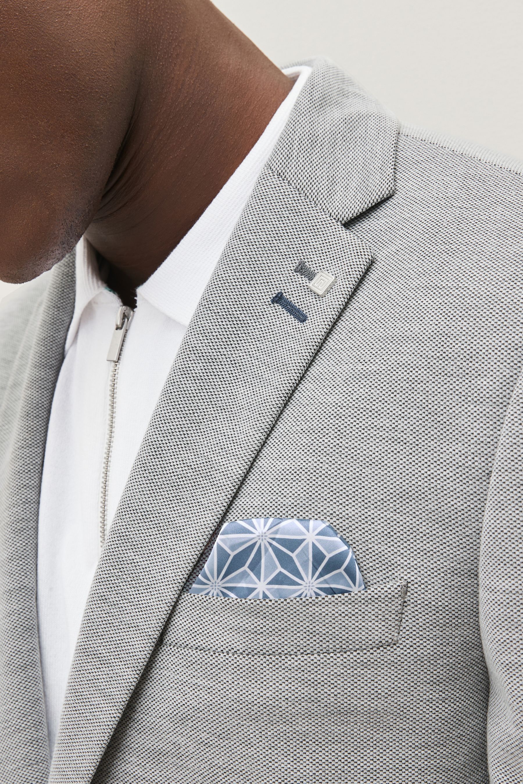 Buy Grey Slim Fit Motionflex Stretch Jersey Blazer from Next Ireland