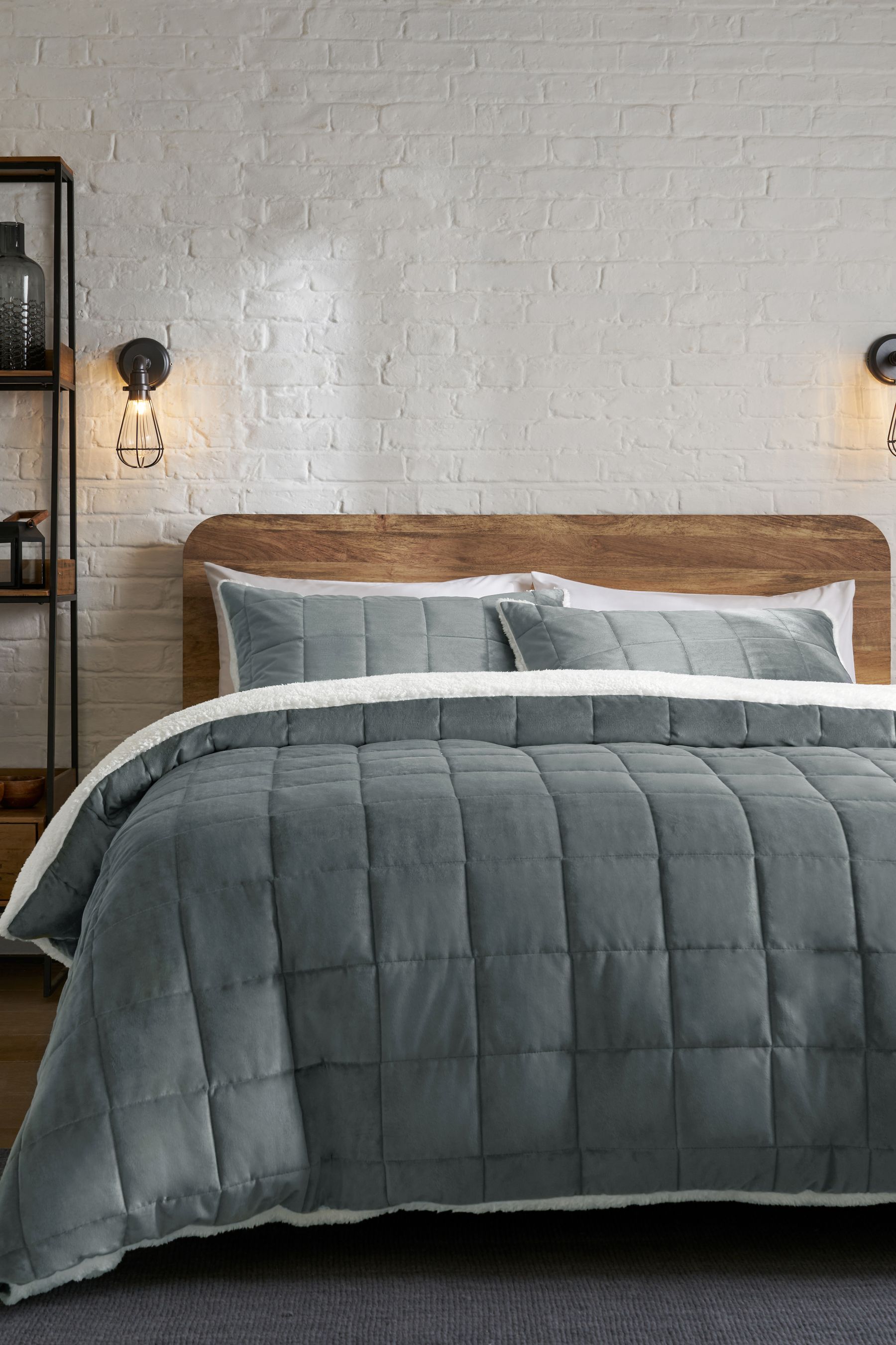 Fleece duvet cover next 2025
