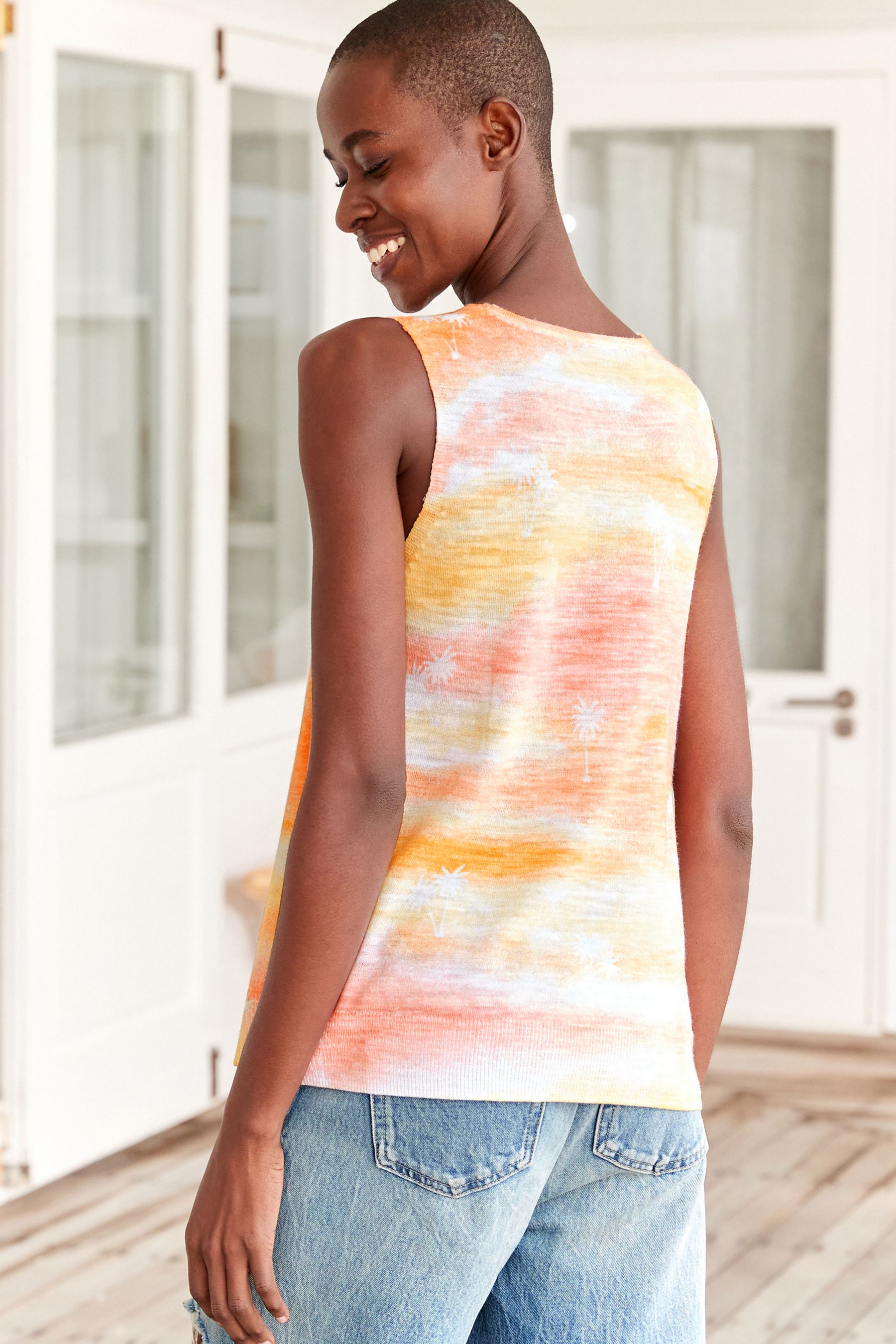 Bright yellow vest top clearance