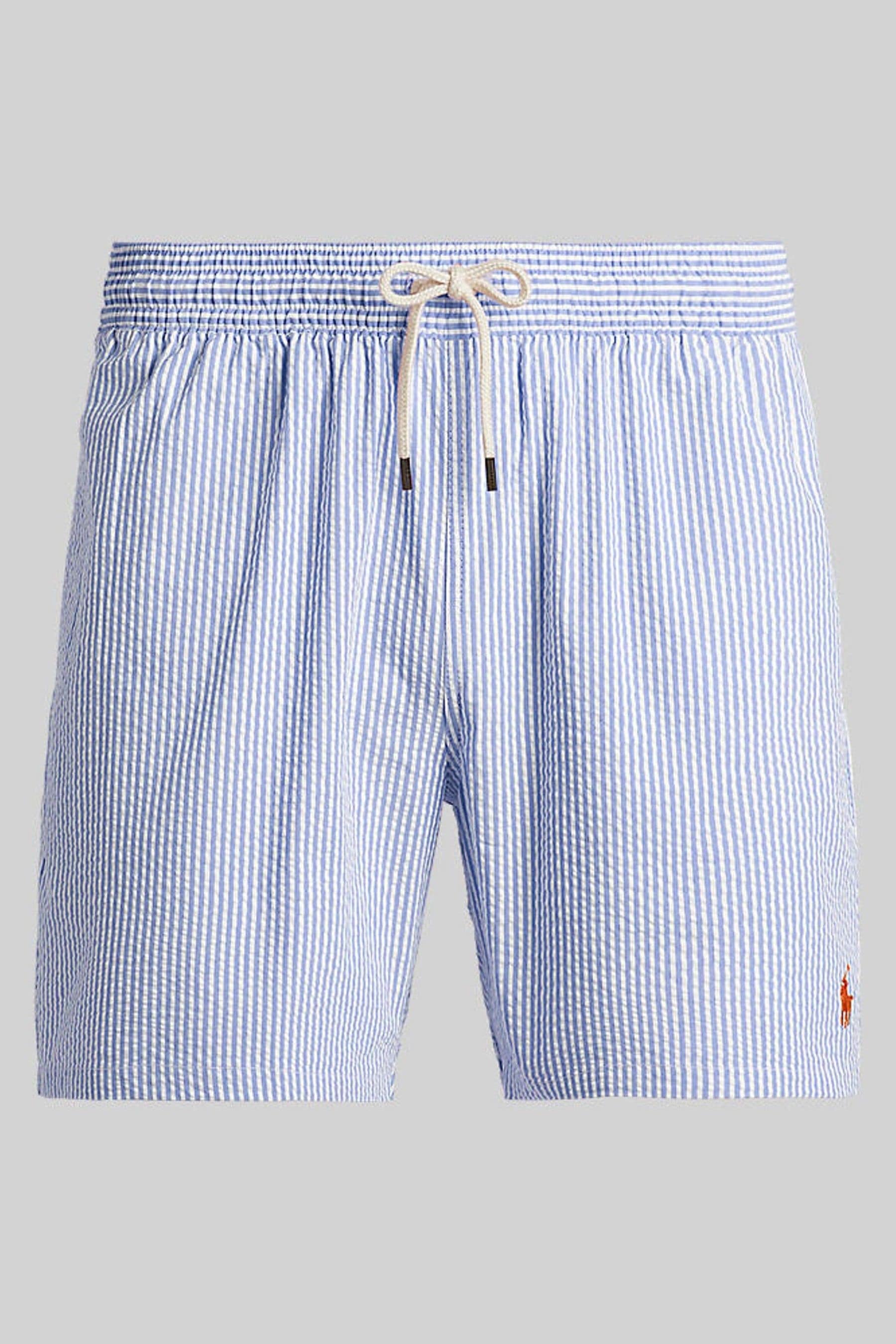 Buy Polo Ralph Lauren Traveler Classic Seersucker Logo Swim Shorts from the Next UK online shop