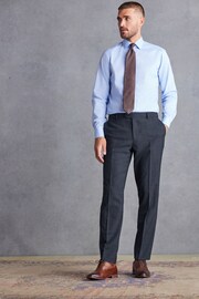 Blue Regular Fit Check Signature Suit: Trousers - Image 2 of 11