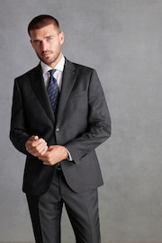 Grey Slim Fit Signature Zignone Italian Fabric Suit Jacket - Image 1 of 11