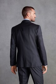 Blue Slim Fit Signature Zignone Italian Fabric Suit Jacket - Image 3 of 12