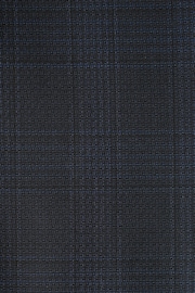 Navy Blue Signature Zignone Italian Fabric Check Suit Trousers - Image 8 of 10