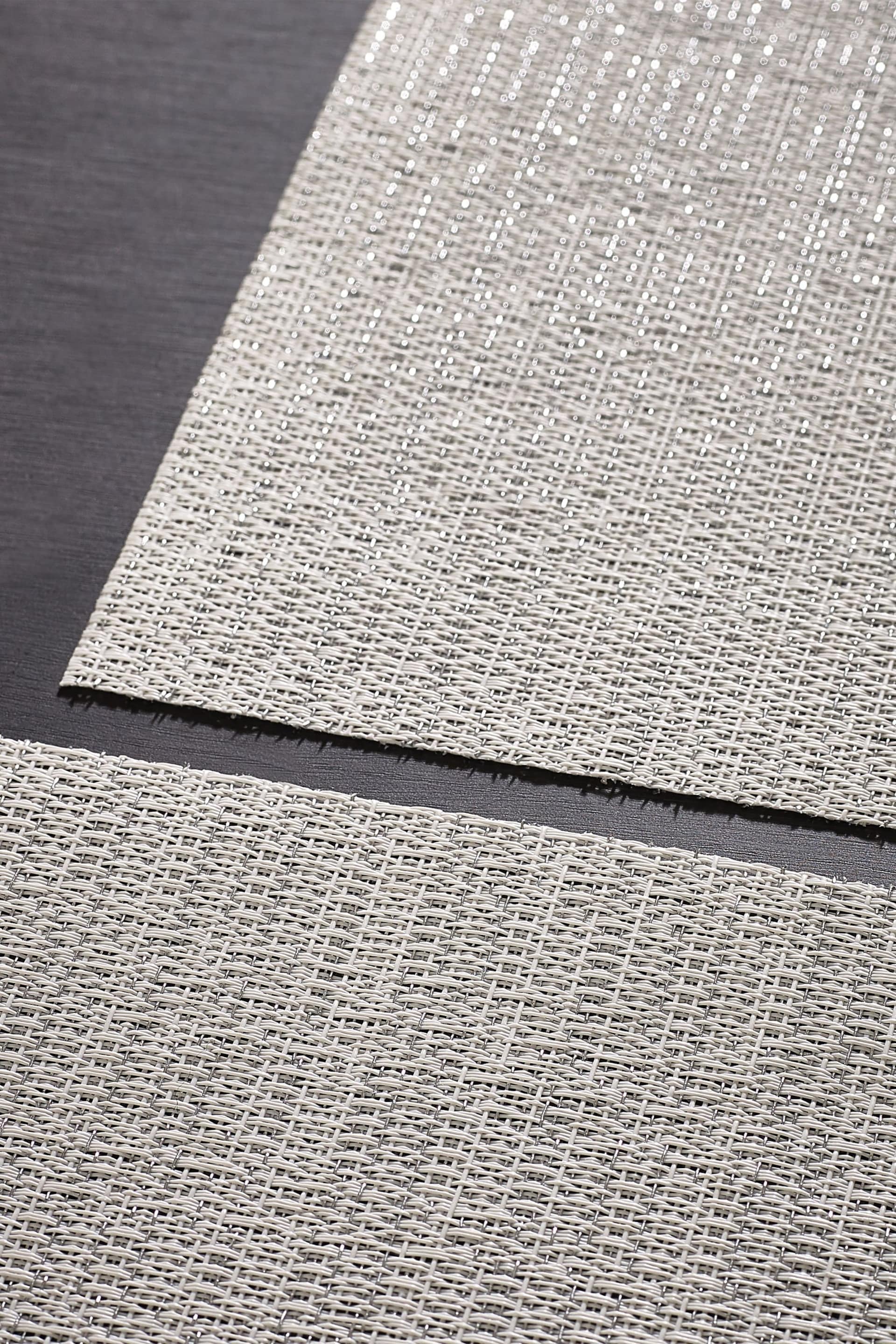 Silver Metallic PVC Placemats - Image 2 of 4