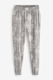 Laura Ashley Grey Josette Print 100% Cotton Pyjamas - Image 7 of 9