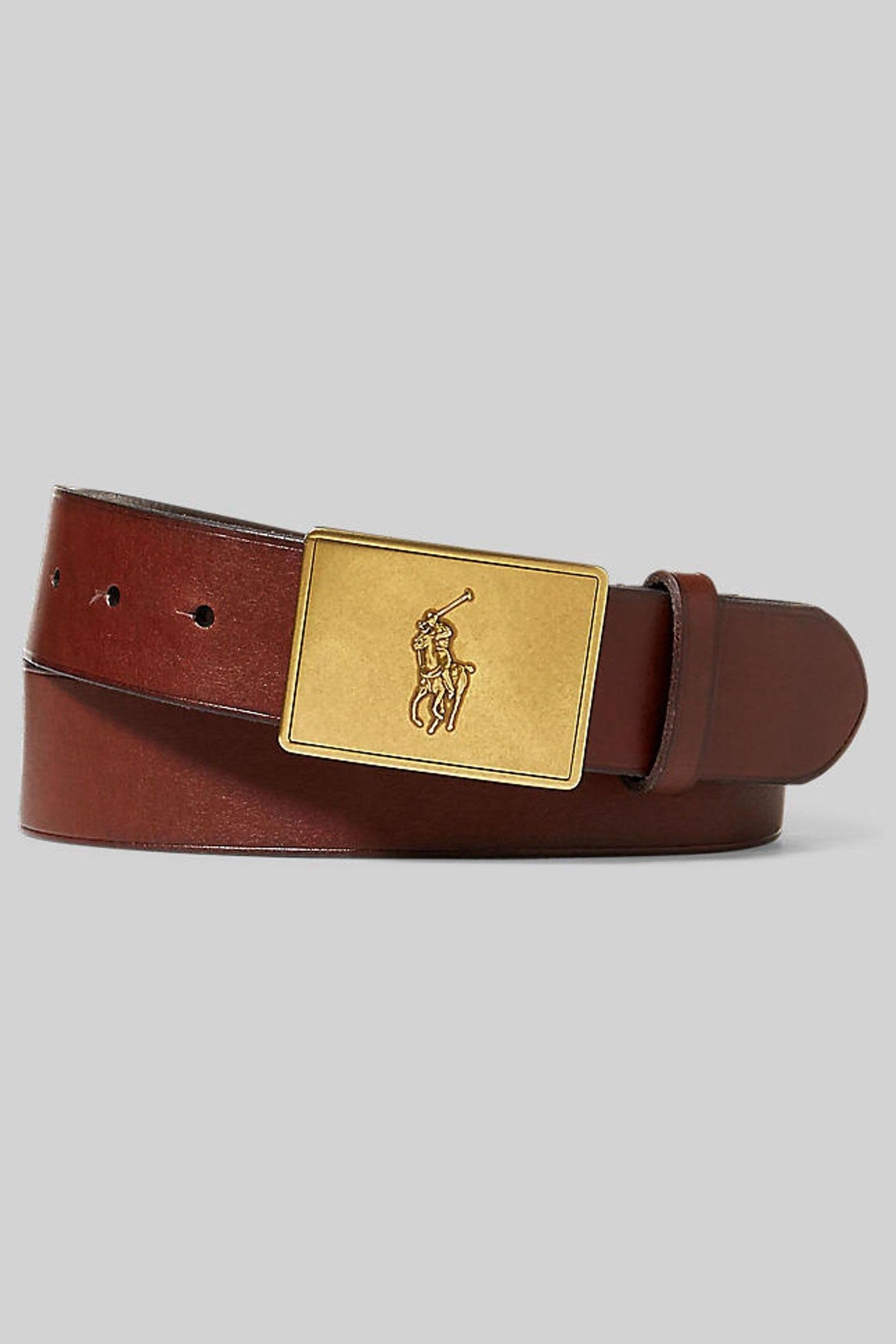 Buy Polo Ralph Lauren Plaque Logo Leather Belt from Next Luxembourg