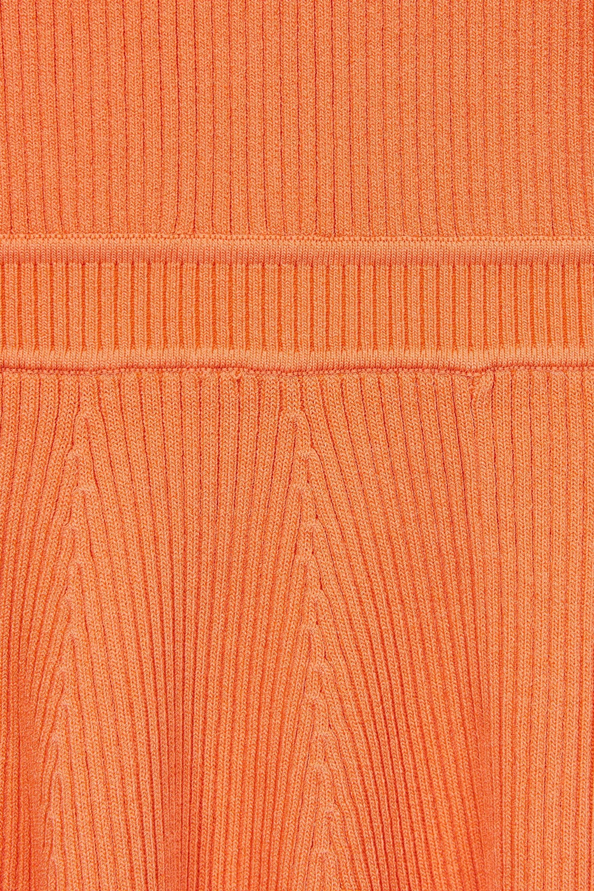 Reiss Orange Clare Junior Knitted Fit and Flare Dress - Image 7 of 7