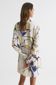 Reiss Ivory Margarite Printed Shift Dress - Image 5 of 5