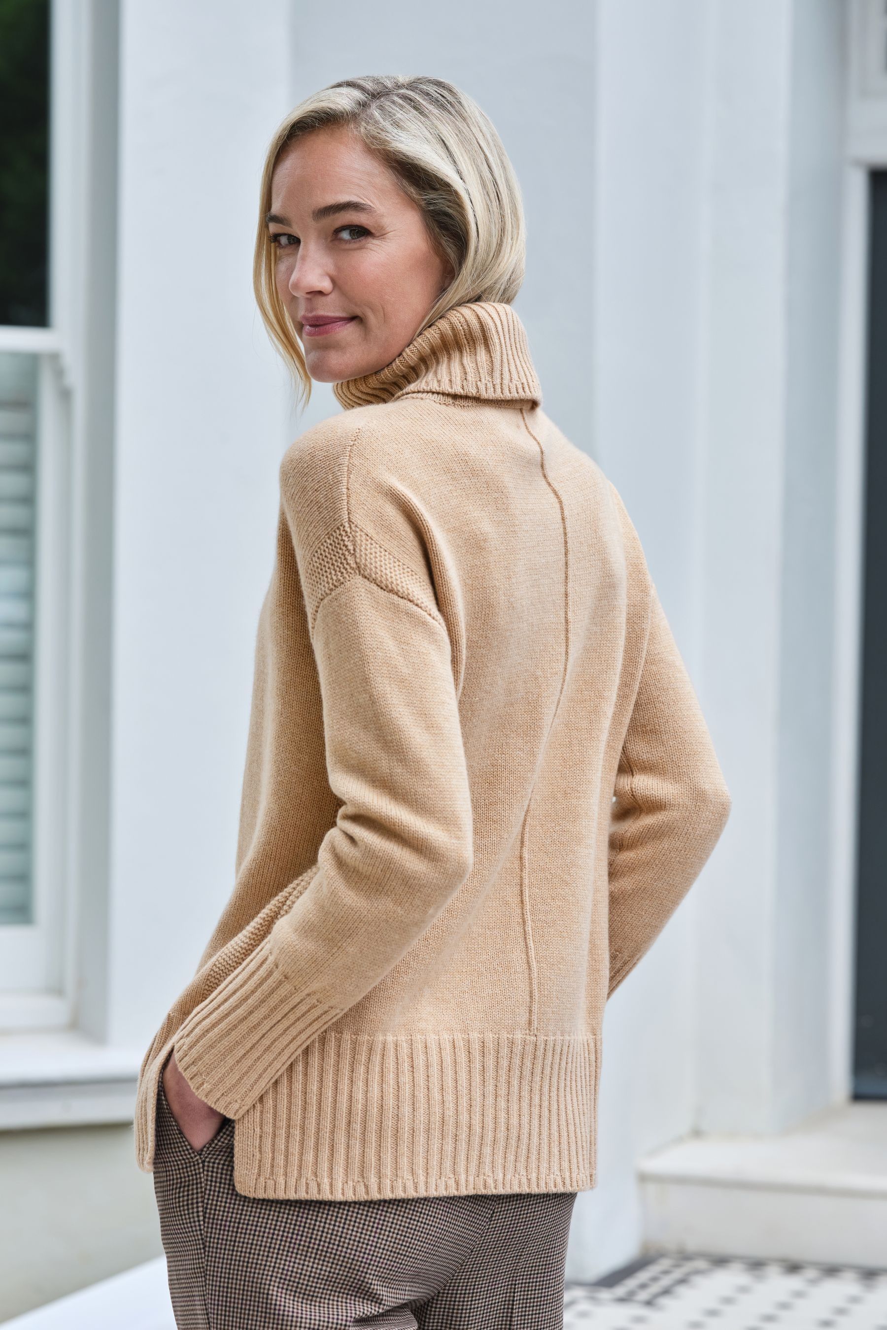 Longline cashmere jumper discount