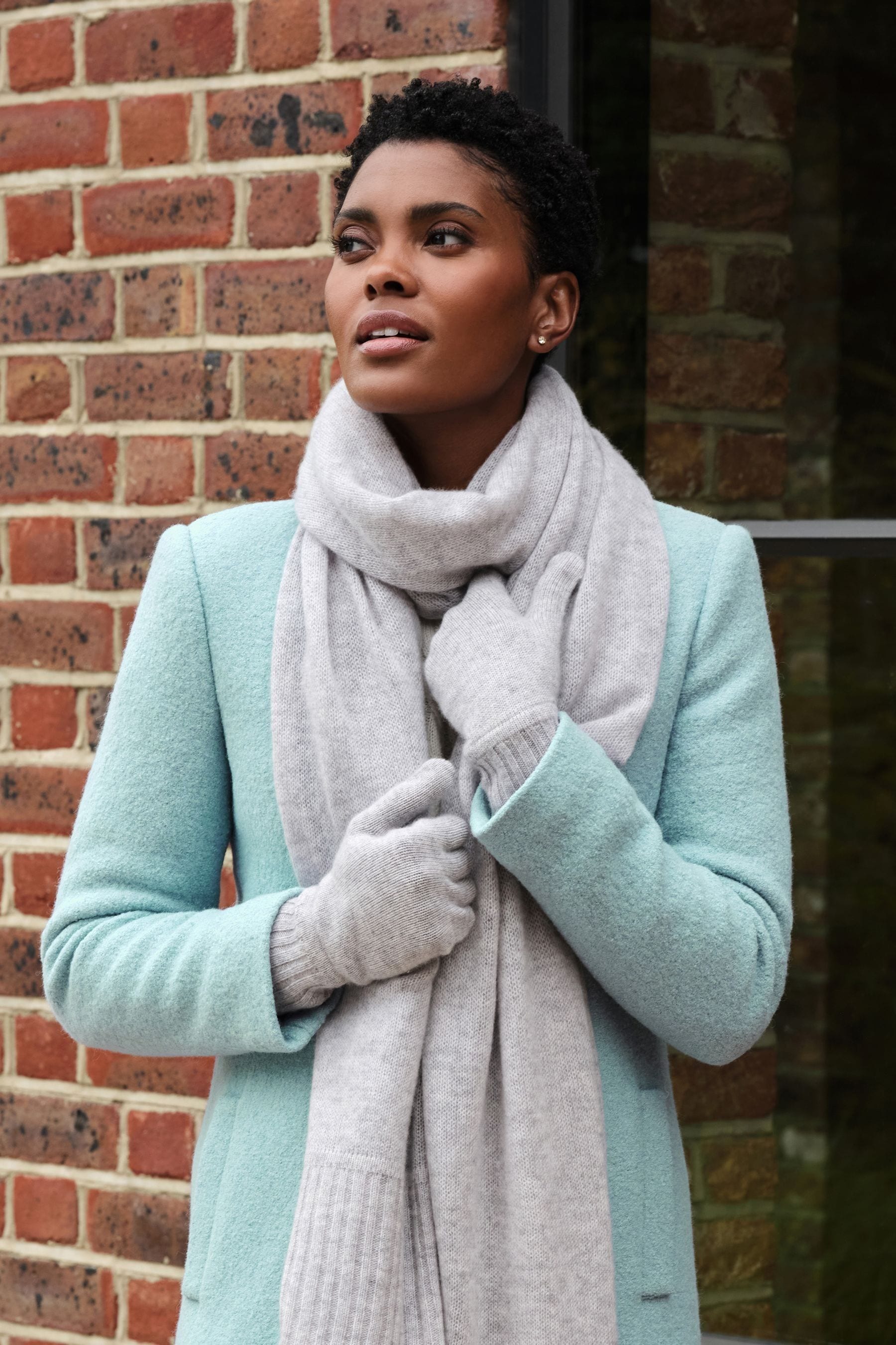 Grey cashmere scarf womens shop