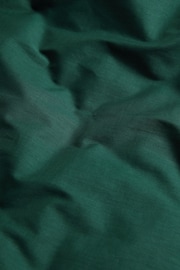 Green Dark Cotton Rich Oxford Duvet Cover and Pillowcase Set - Image 3 of 4