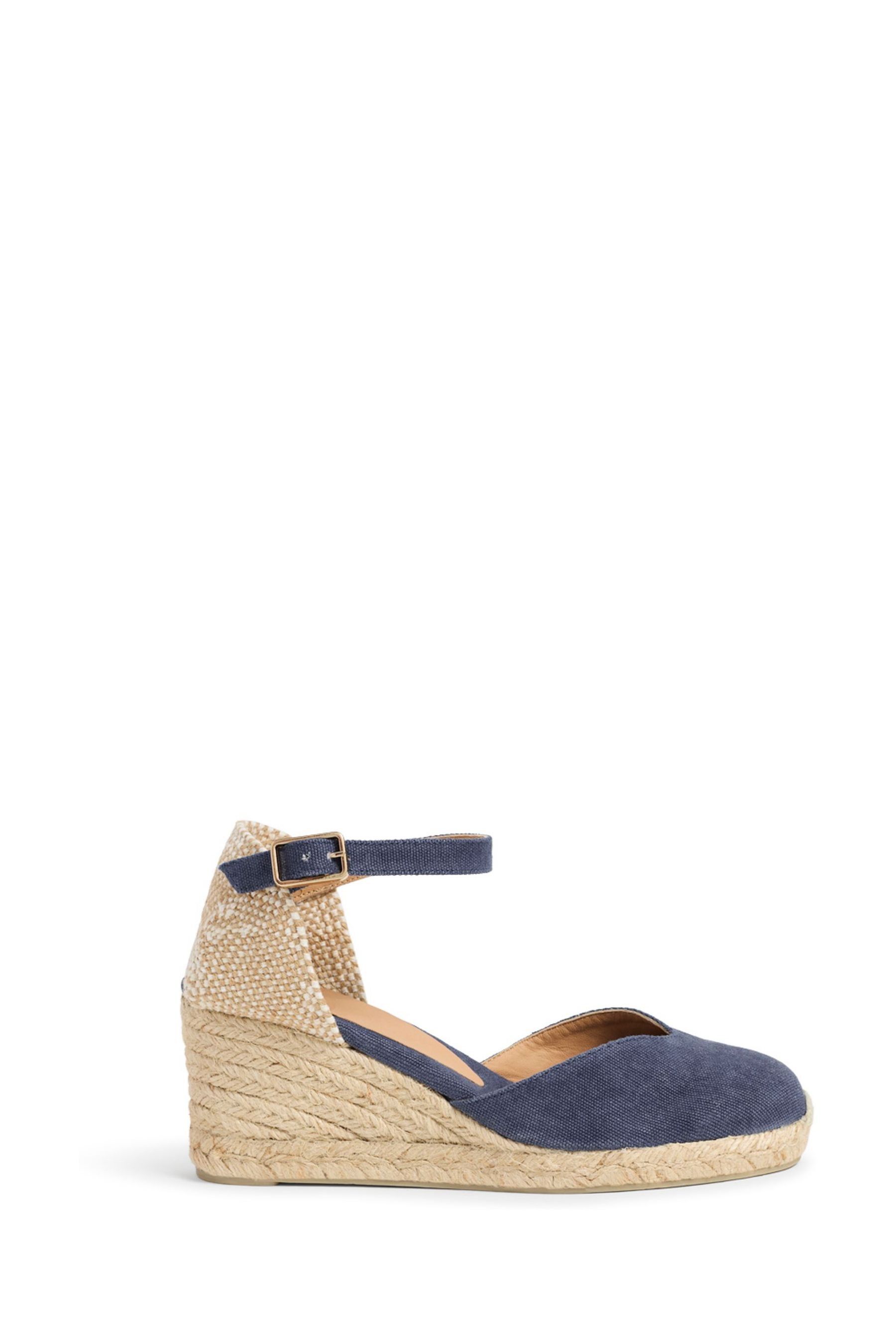 Buy Castaner Navy Chiarta Espadrille Wedges from Next Luxembourg