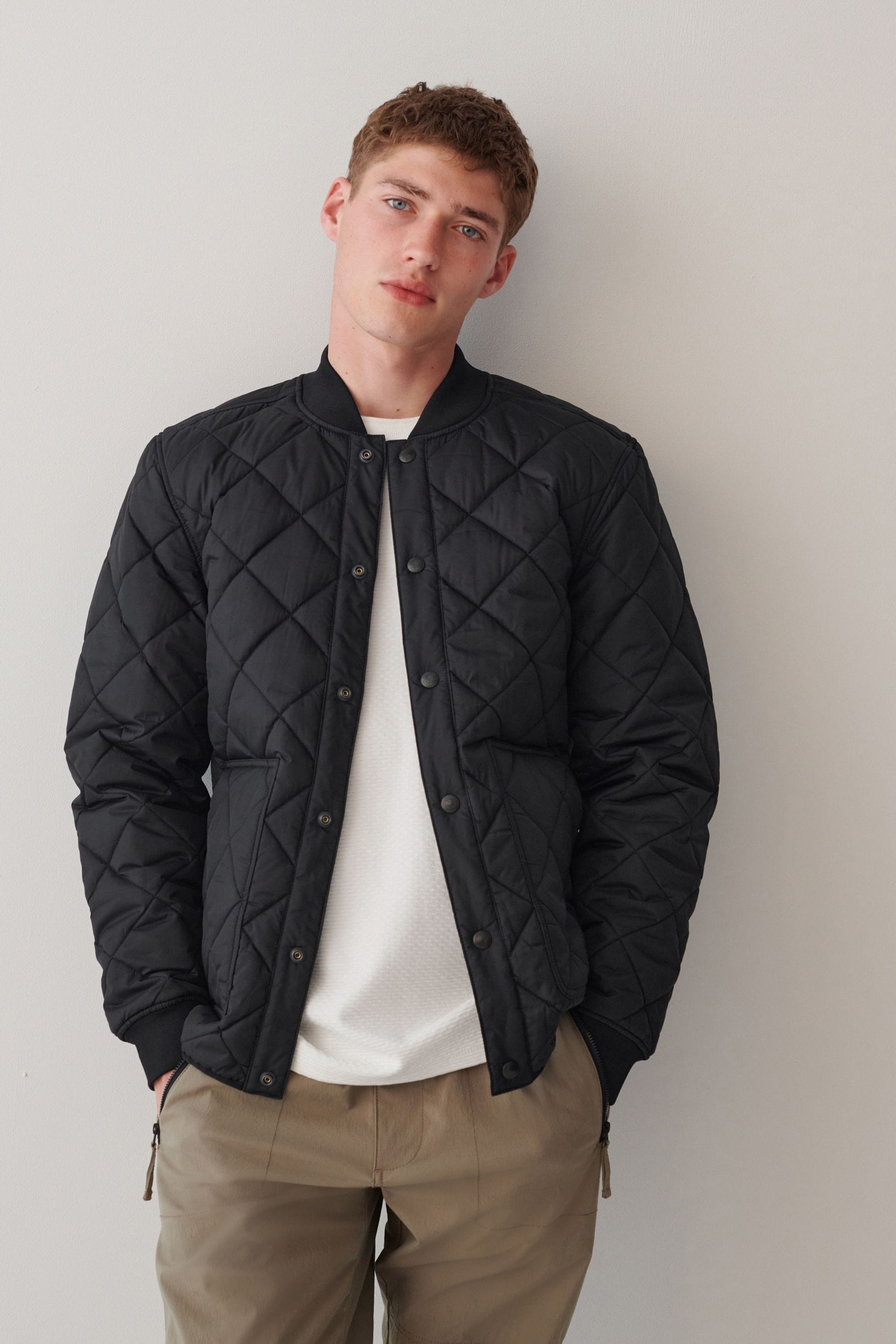 Bomber jacket high collar hot sale