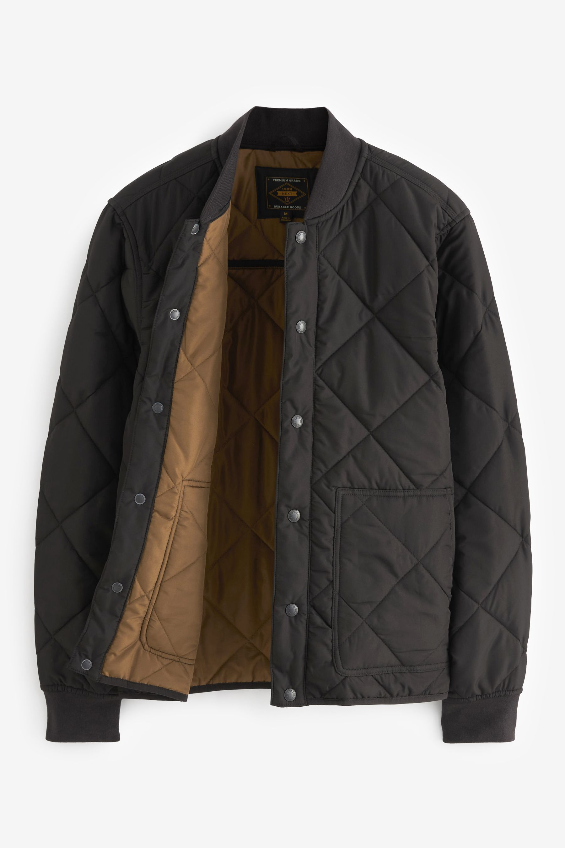 Top paw quilted bomber jacket top