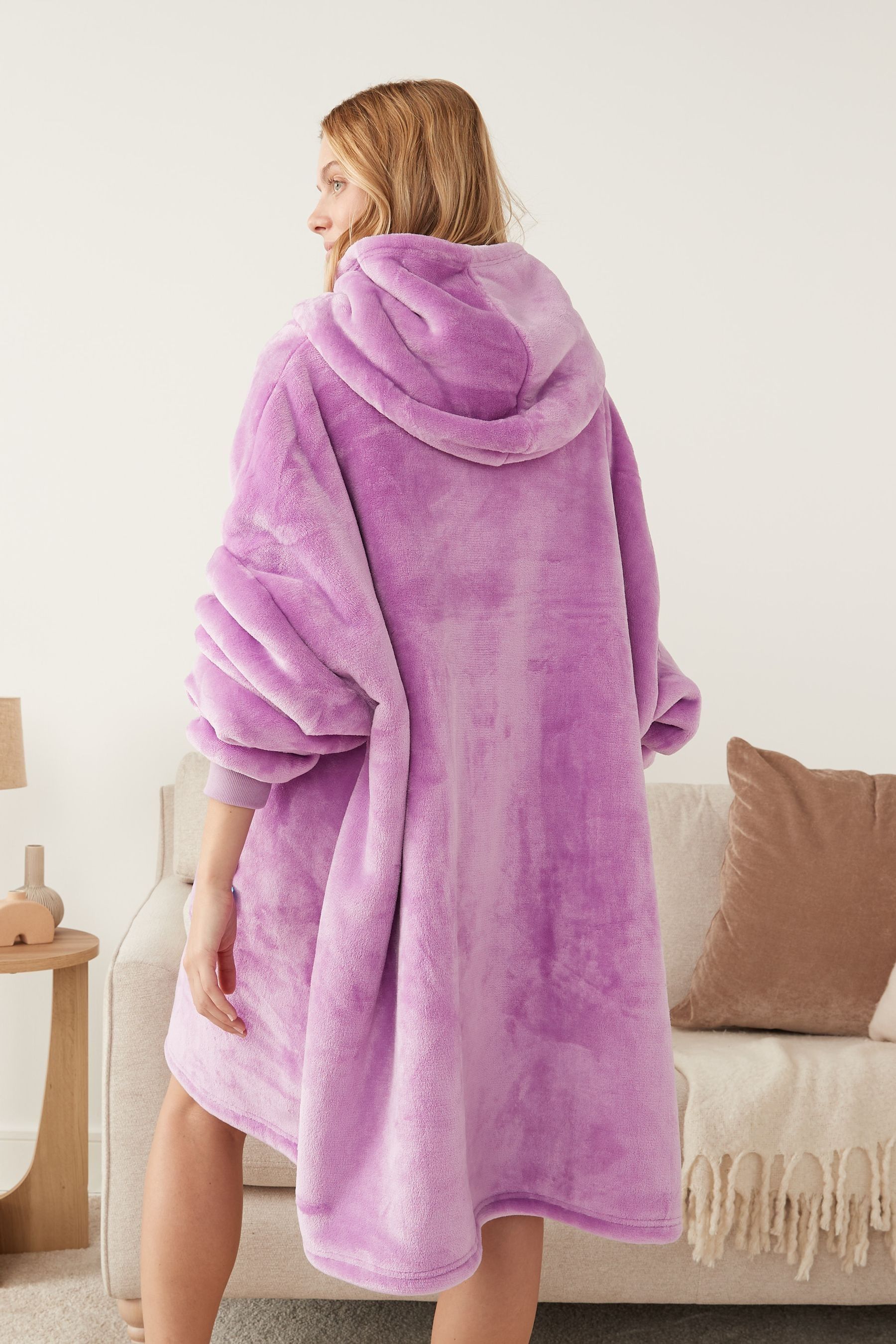 Buy Ony Soft Cosy Fleece Extra Thick Oversized Blanket Hoodie from Next Singapore