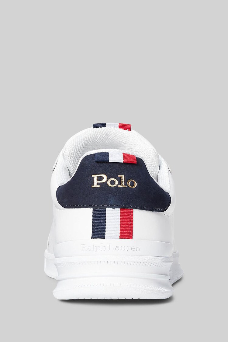 Polo Ralph Lauren Leather Heritage Court II Trainers - Image 3 of 4