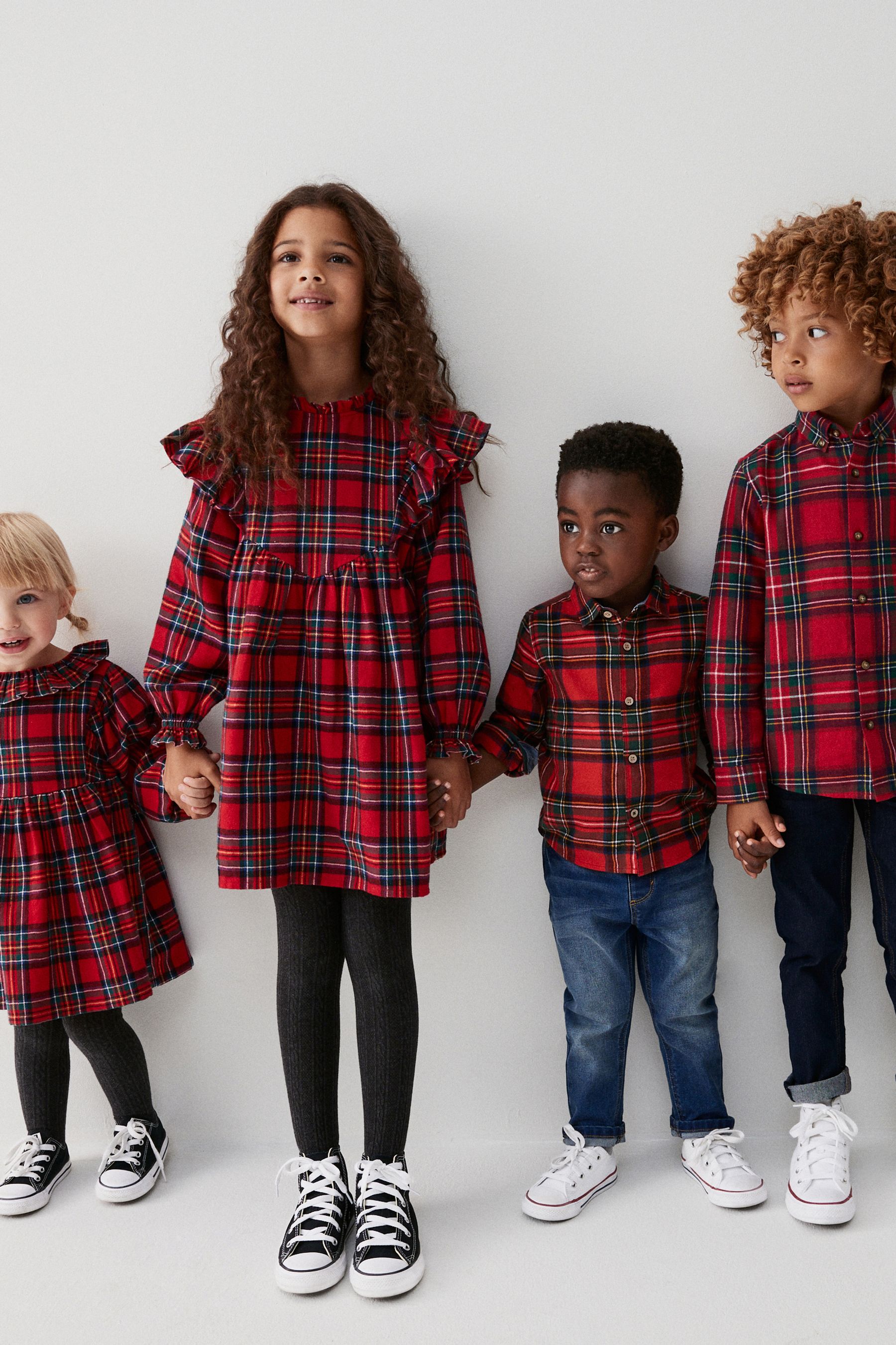 Next girls tartan dress hot sale