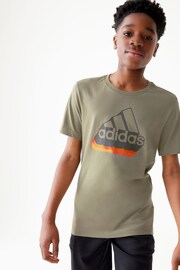 adidas Green Badge Of Sports Graphic T-Shirt - Image 1 of 8