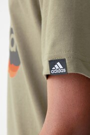 adidas Green Badge Of Sports Graphic T-Shirt - Image 5 of 8