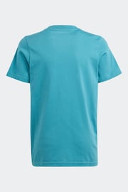 adidas Green Essentials 3-Stripes Cotton T-Shirt - Image 2 of 5