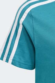 adidas Green Essentials 3-Stripes Cotton T-Shirt - Image 3 of 5