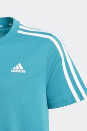 adidas Green Essentials 3-Stripes Cotton T-Shirt - Image 4 of 5