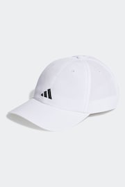 adidas White Running Essentials Aeroready Six-Panel Baseball Cap - Image 1 of 4