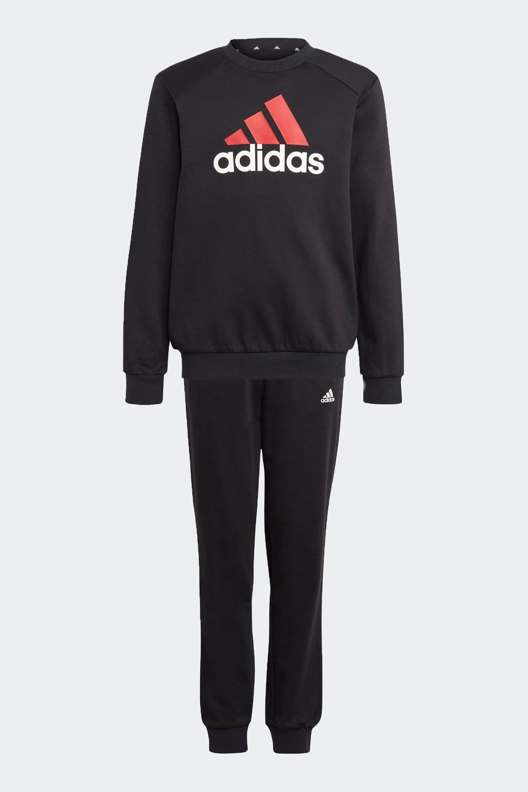 Buy adidas Black Kids Sportswear Essentials Big Logo Fleece Joggers Set from Next Luxembourg