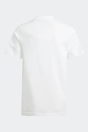 adidas White Sportswear Essentials Small Logo Cotton T-Shirt - Image 2 of 6