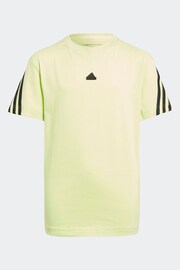adidas Green Sportswear Future Icons 3-Stripes T-Shirt - Image 2 of 6