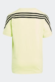 adidas Green Sportswear Future Icons 3-Stripes T-Shirt - Image 3 of 6